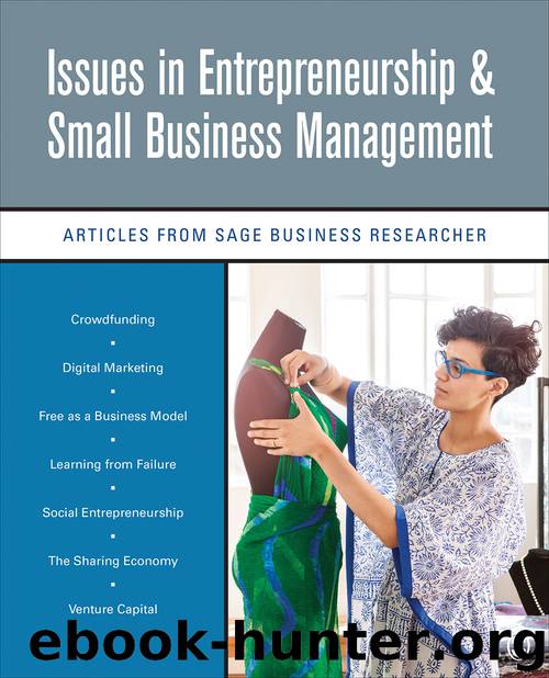 SAGE Business Researcher. Issues in Entrepreneurship & Small Business Management. by SAGE Business Researcher