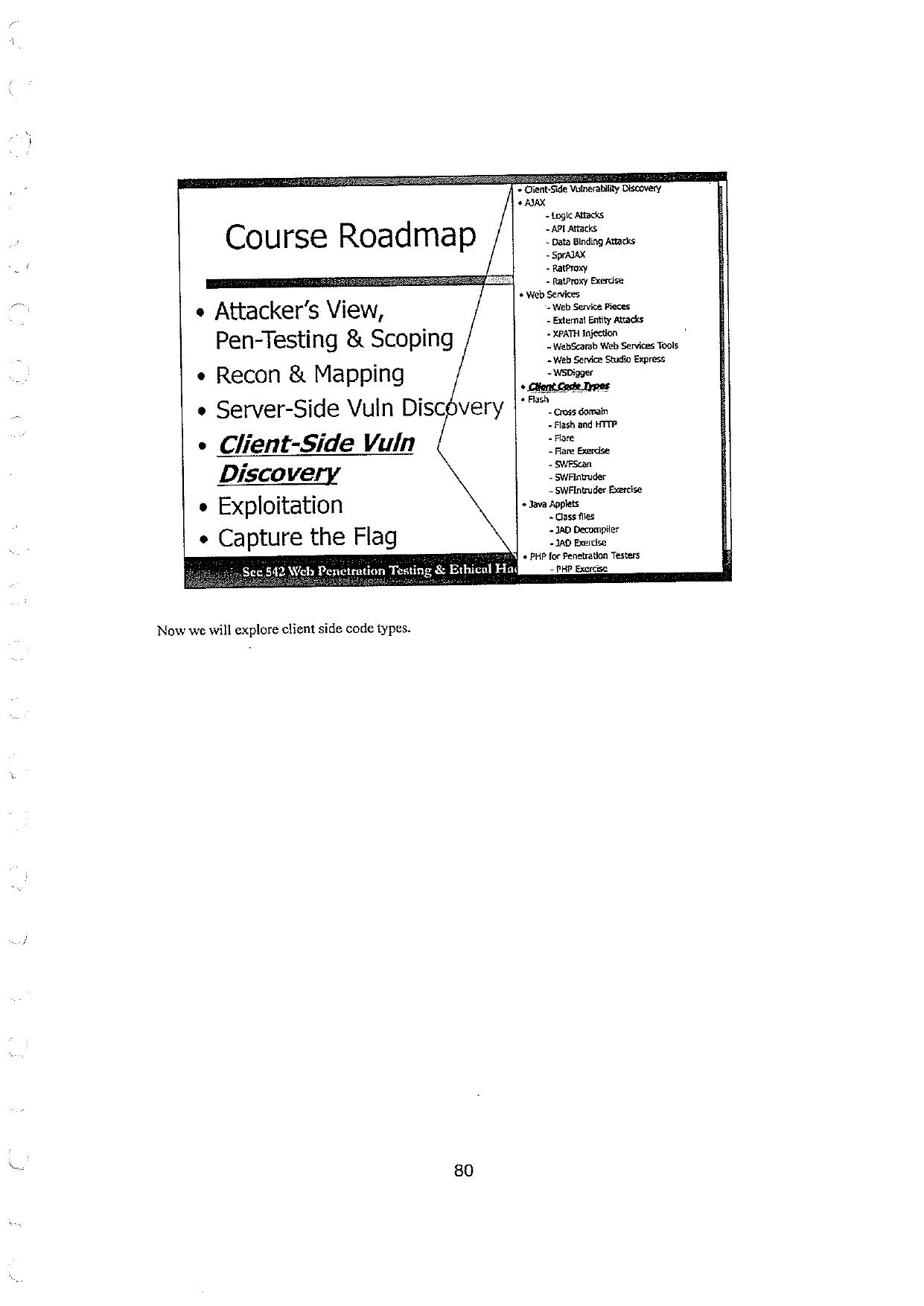 SANS Security 542.4.2 Client-Side Discovery (2010) by Unknown