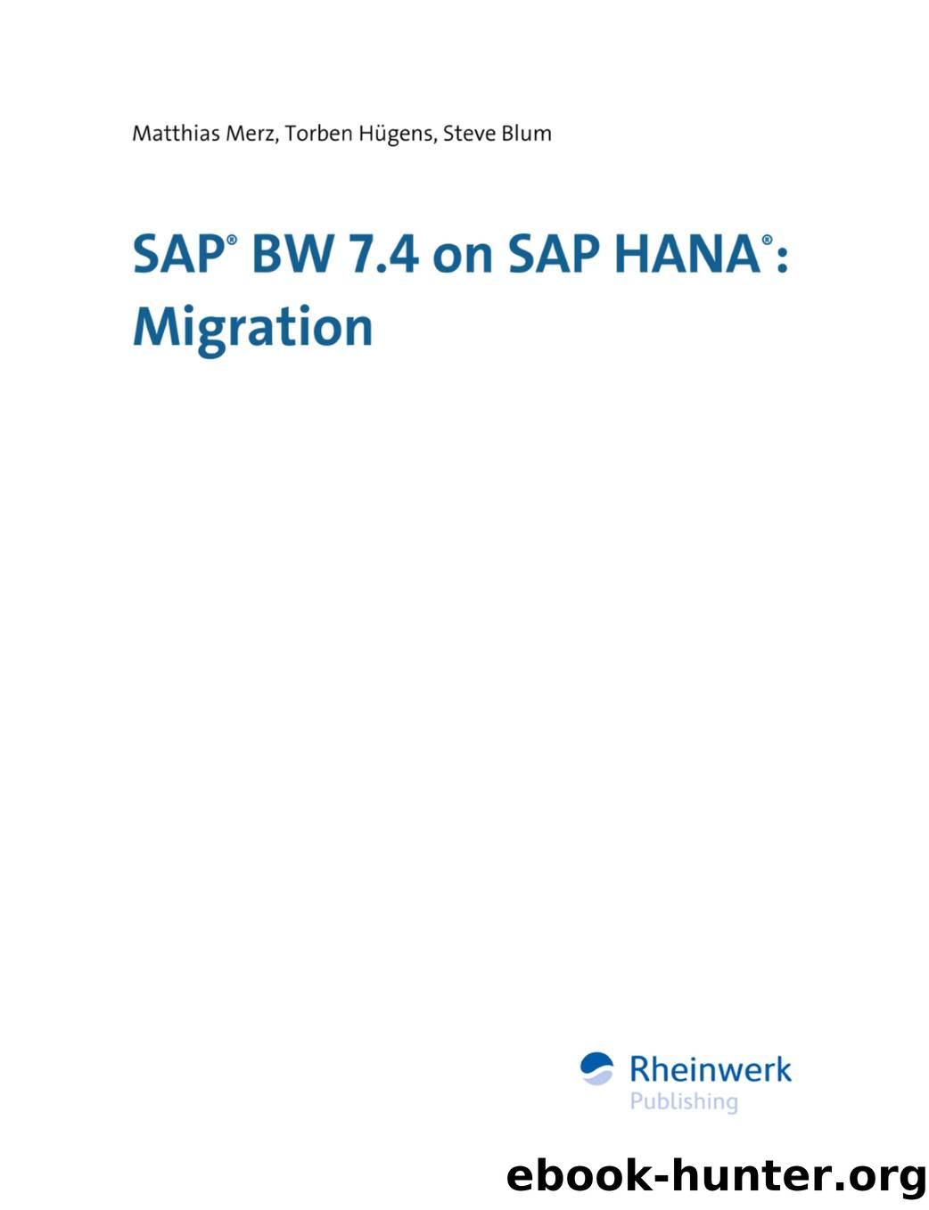 SAP BW 7.4 on SAP HANA by Migration