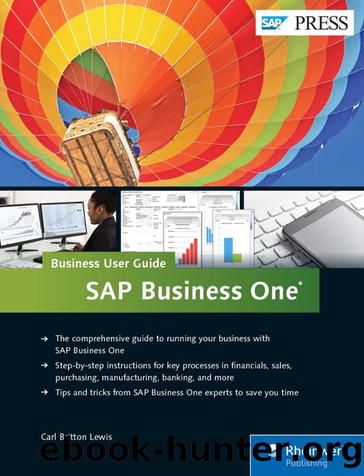 SAP Business One: Business User Guide by Carl Britton Lewis