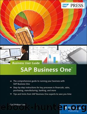 SAP Business OneÂ®: Business User Guide by unknow