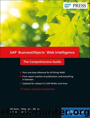 SAP BusinessObjects Web Intelligence by Christian Ah-Soon