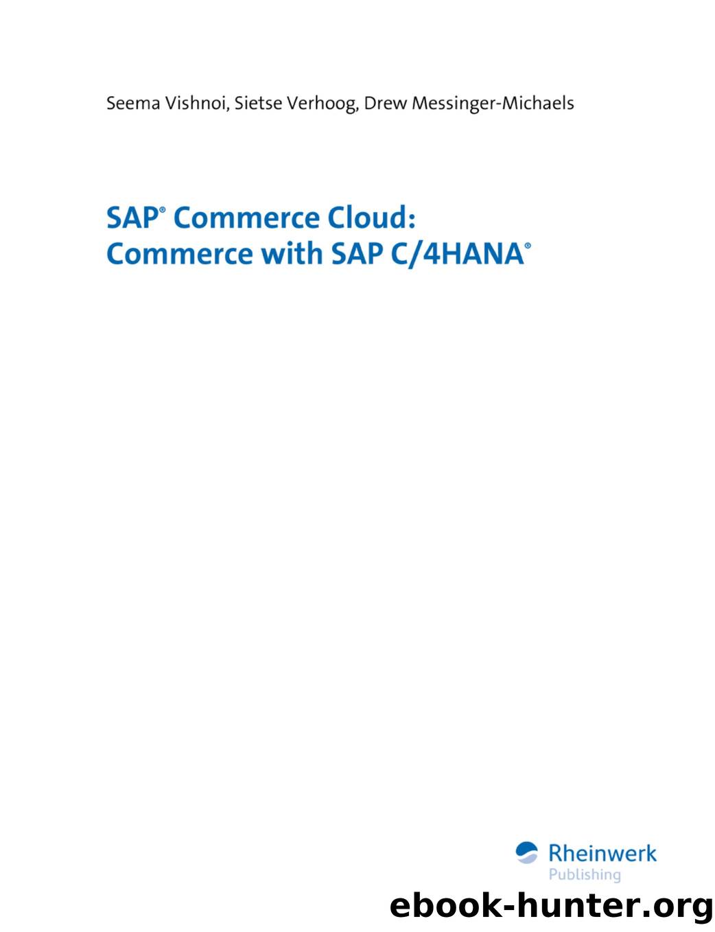 SAP Commerce Cloud by Commerce & SAP C4HANA