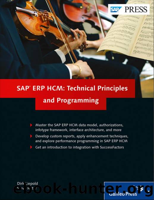 SAP ERP HCM: Technical Principles and Programming by Dirk Liepold Steve Ritter