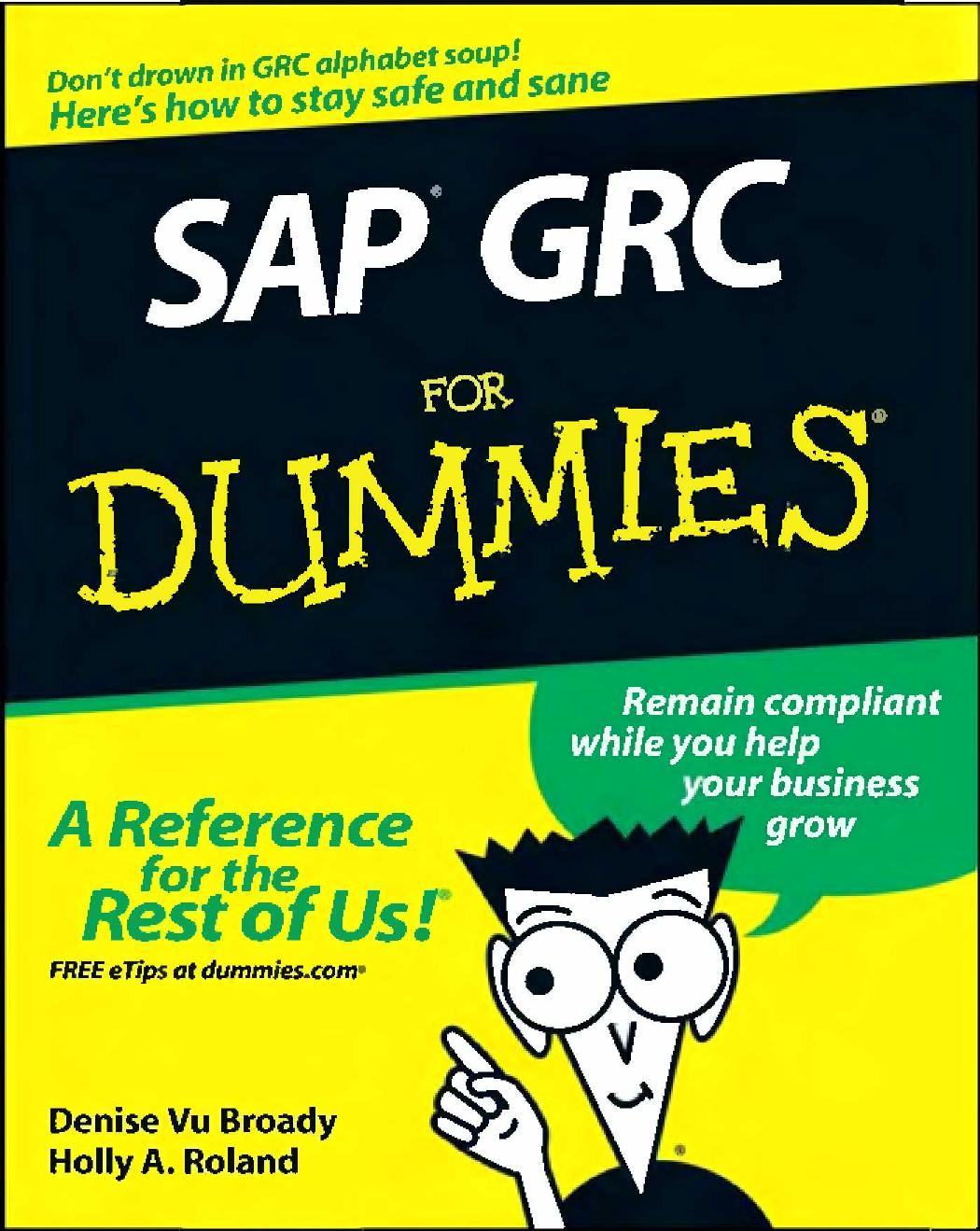 SAP GRC for Dummies by Unknow