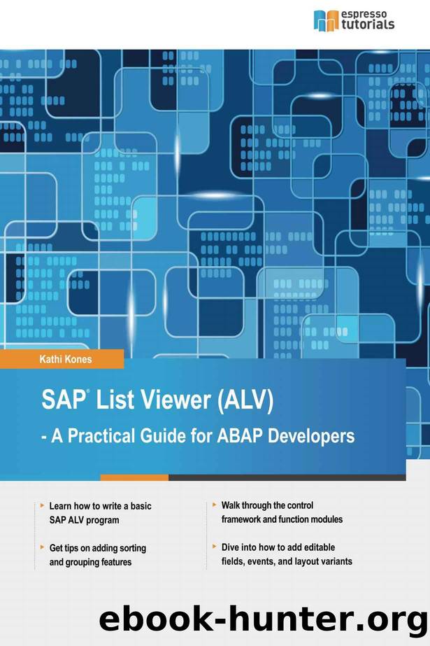 SAP List Viewer (ALV) by Kathi Kones
