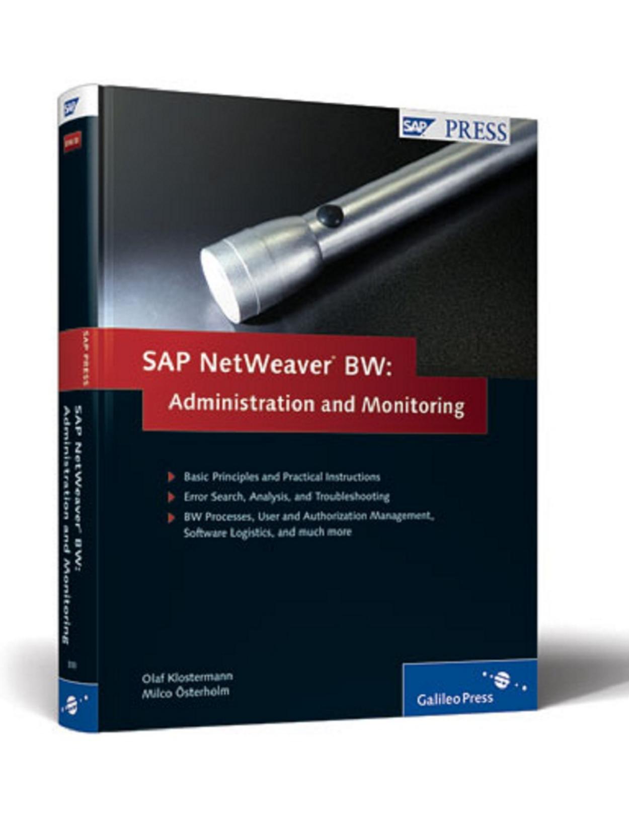 SAP NetWeaver Business Warehouse: Administration and Monitoring by Unknow