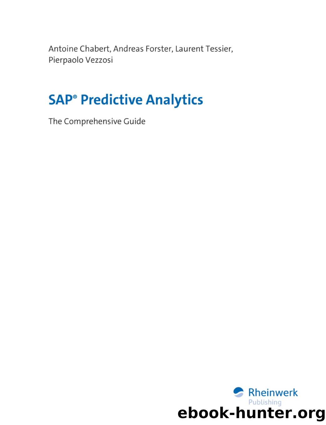 SAP Predictive Analytics by The Comprehensive Guide