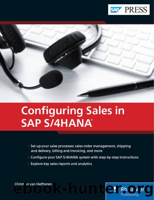 SAP Press - Configuring Sales in SAP S4HANA by Configuring Sales in SAP S4HANA