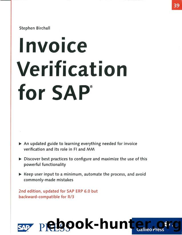 SAP Press by Invoice Verification for SAP 2e