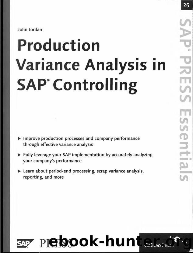SAP Press by Production Variance Analysis in SAP Controlling