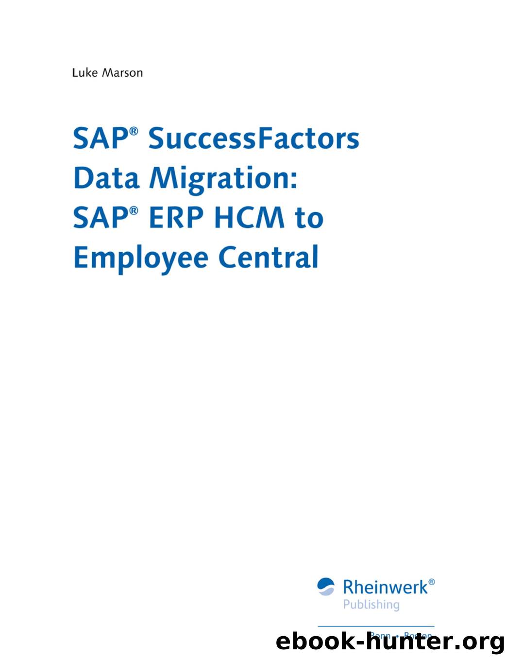 SAP SuccessFactors Data Migration by SAP ERP HCM to Employee Central