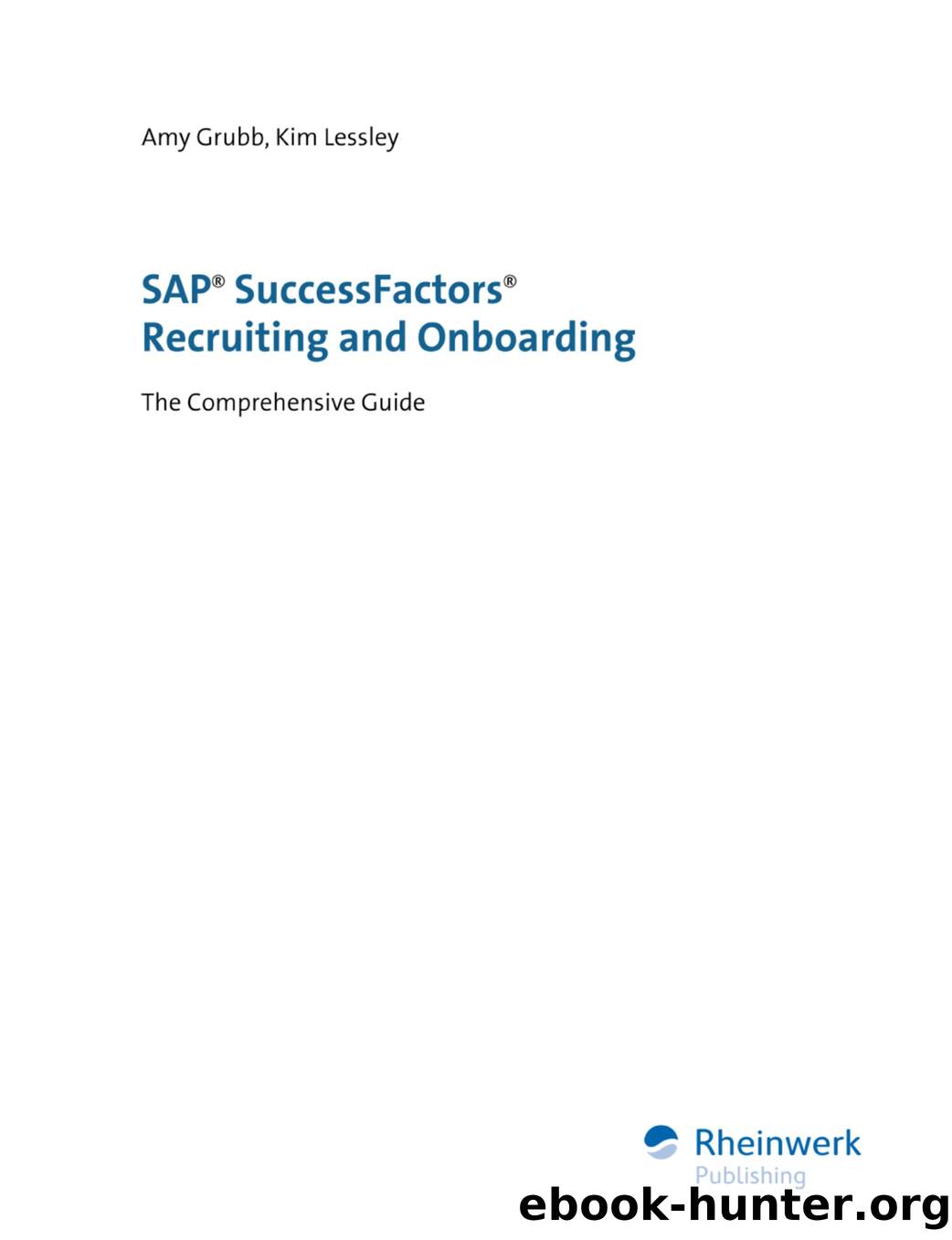 SAP Successfactors Recruiting and Onboarding by Unknown