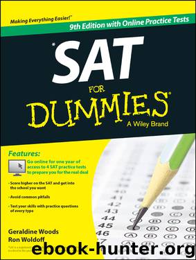 SAT For Dummies, with Online Practice by Geraldine Woods & Ron Woldoff