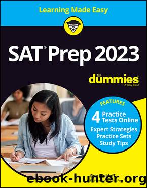 SAT Prep 2023 For Dummies with Online Practice by Ron Woldoff