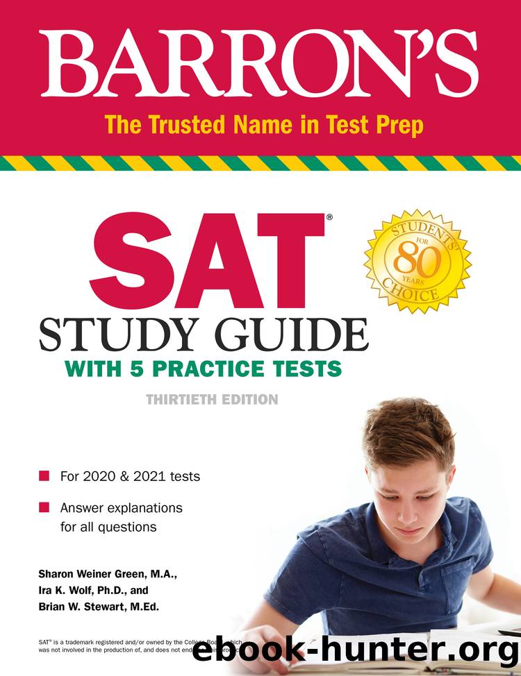 SAT Study Guide with 5 Practice Tests by Sharon Weiner Green