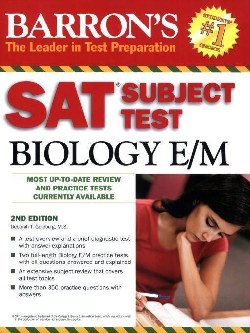 SAT Subject Test Biology E/M (Barron's SAT Biology E/M)