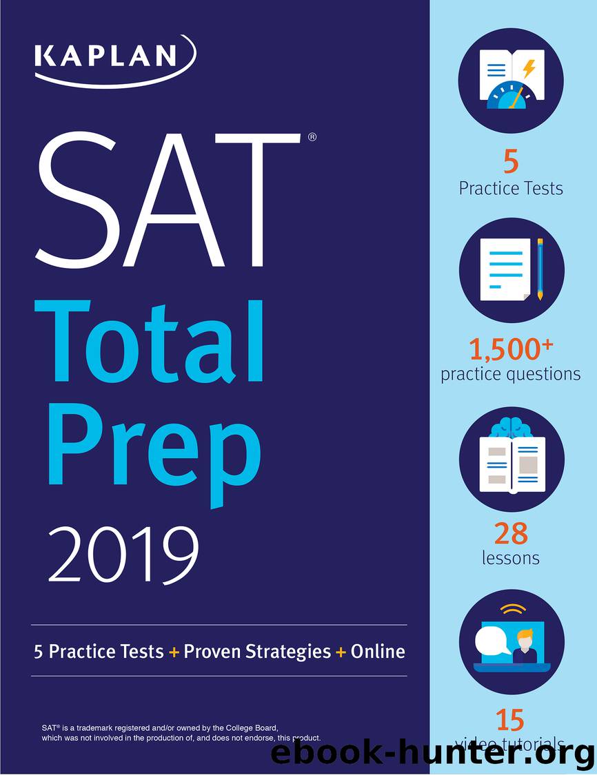 SAT Total Prep 2019 by Kaplan Test Prep