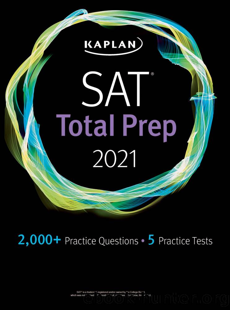 SAT Total Prep 2021 by Kaplan Test Prep