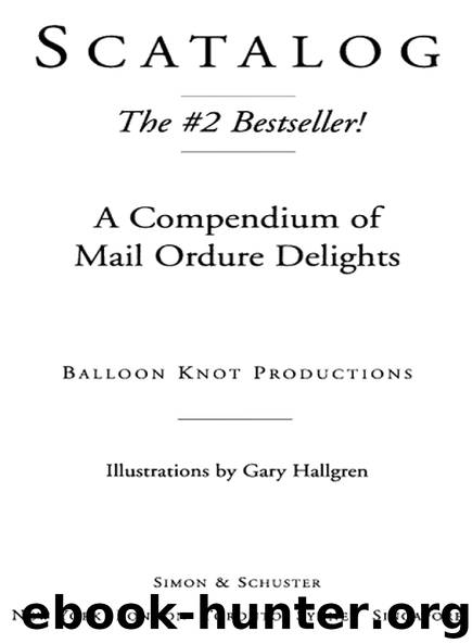 SCATALOG by BALLOON KNOT PRODUCTIONS & Gary Hallgren