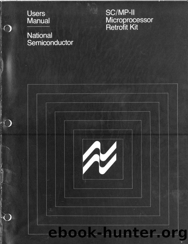 SCMP-II Microprocessor Retrofit Kit Users Manual, Publication Number 420305365-001A by National Semiconductor Corporation