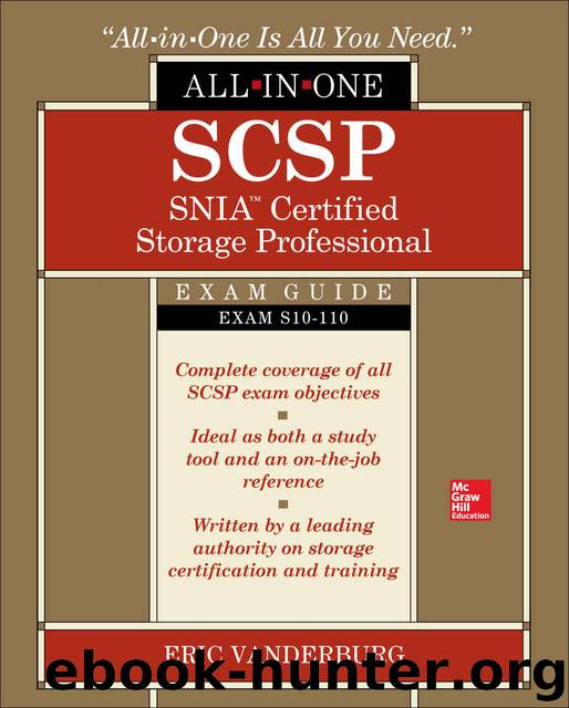 SCSP SNIA Certified Storage Professional All-in-One Exam Guide (Exam S10-110) by Eric Vanderburg