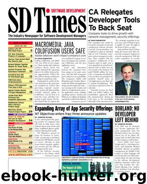 SD Times Issue 125 by BZ Media