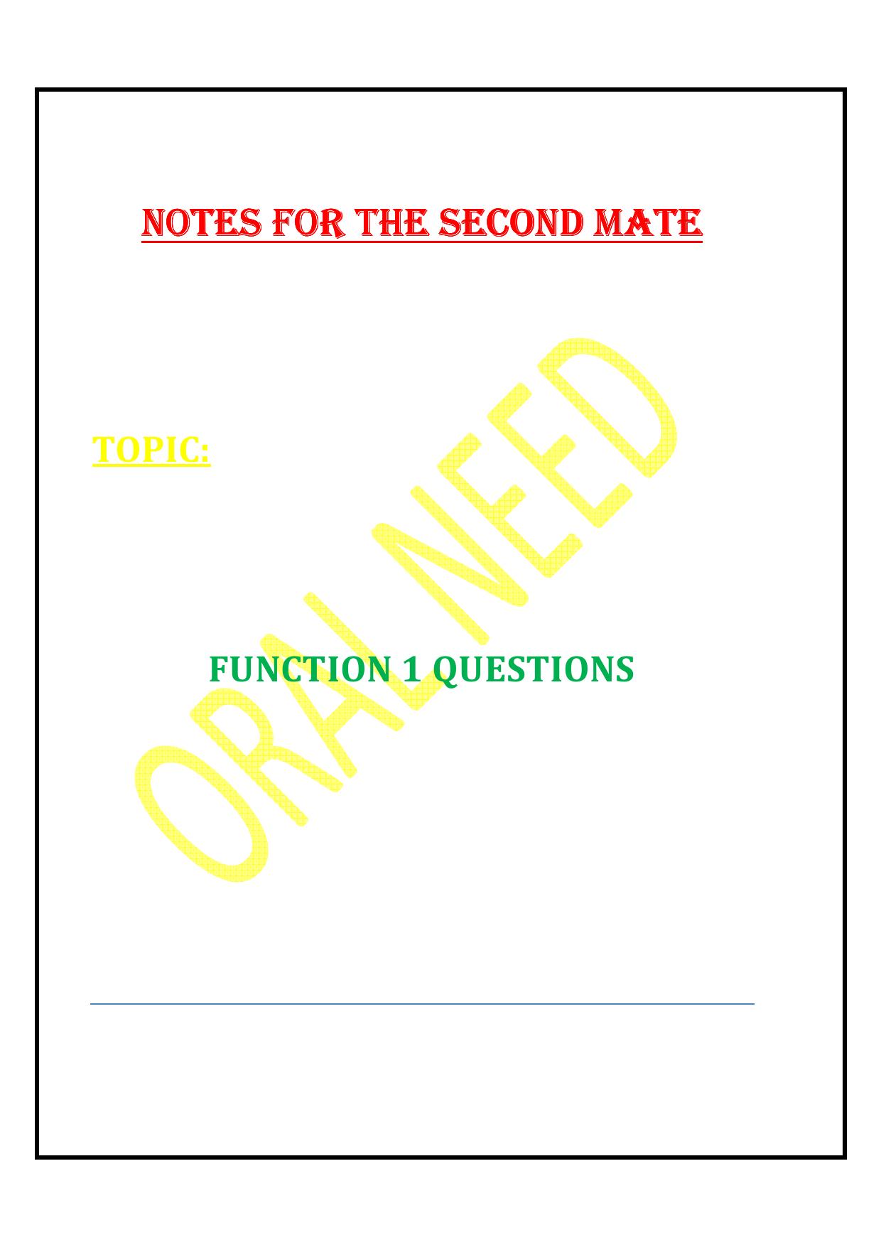 SETS-FUNCTION WISE- FN I. by user