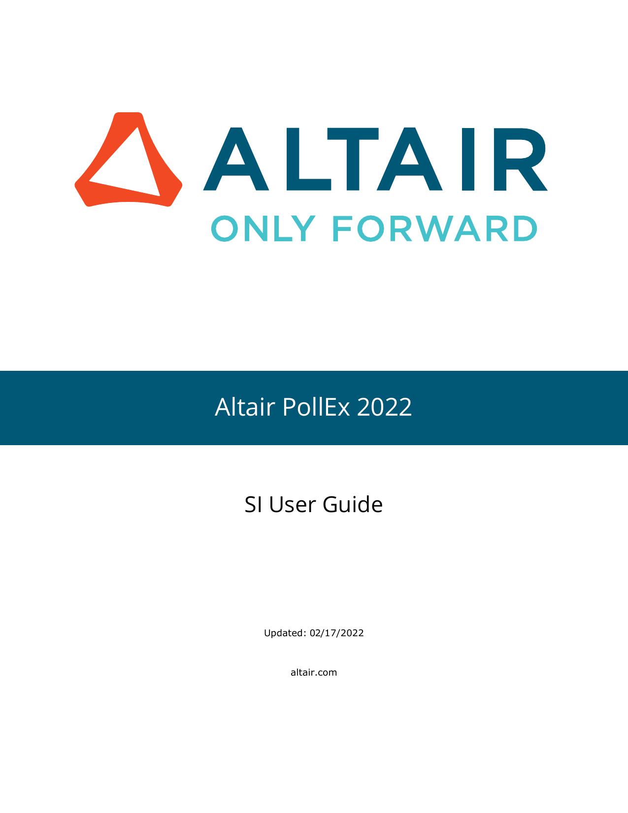 SI User Guide by PollEx