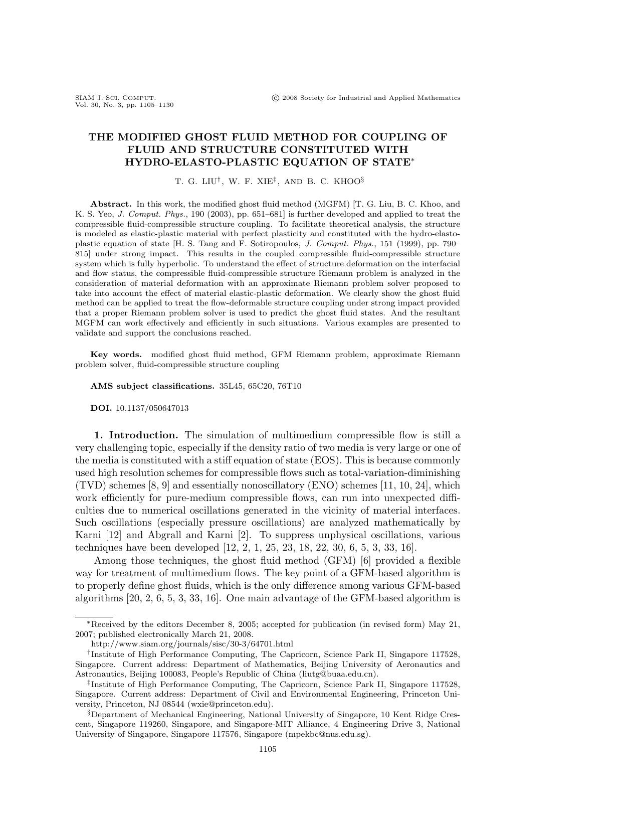 SIAM Journal on Scientific Computing ~ Volume 30, Issue 3, pp. 1105-1657 (2008) Fast Multilevel Algorithm for a Minimization Problem in Impulse Noise Removal by Raymond H. Chan and Ke Chen