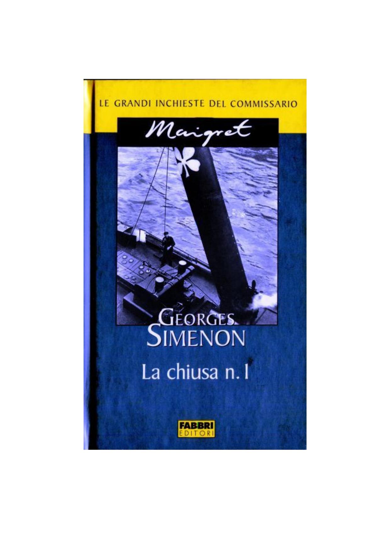 SIMENON G. by La chiusa n 1