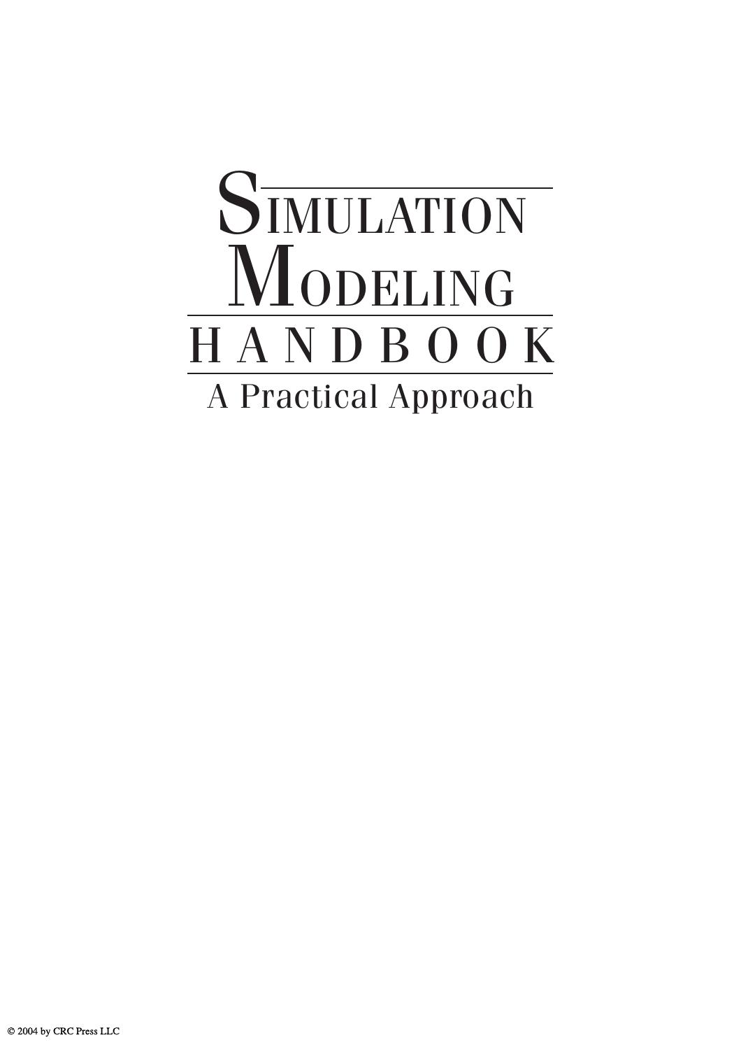 SIMULATION MODELING HANDBOOK: A Practical Approach by Christopher A. Chung