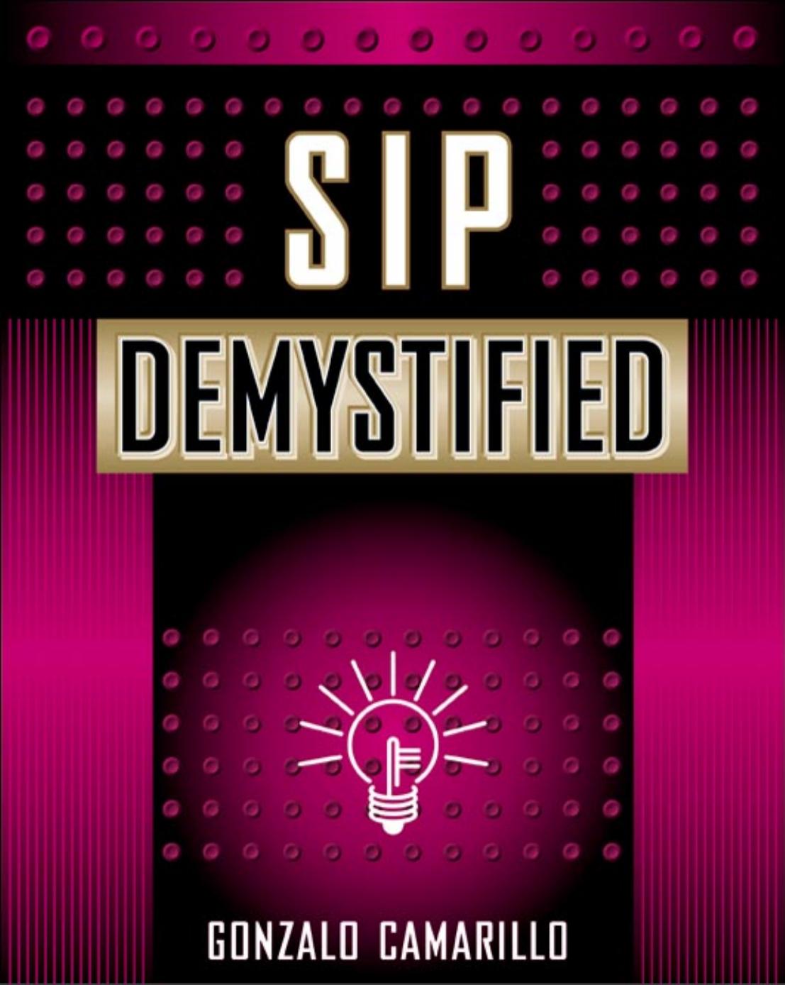 SIP Demystified ripped by paroca @ epubcn by Gonzalo Camarillo