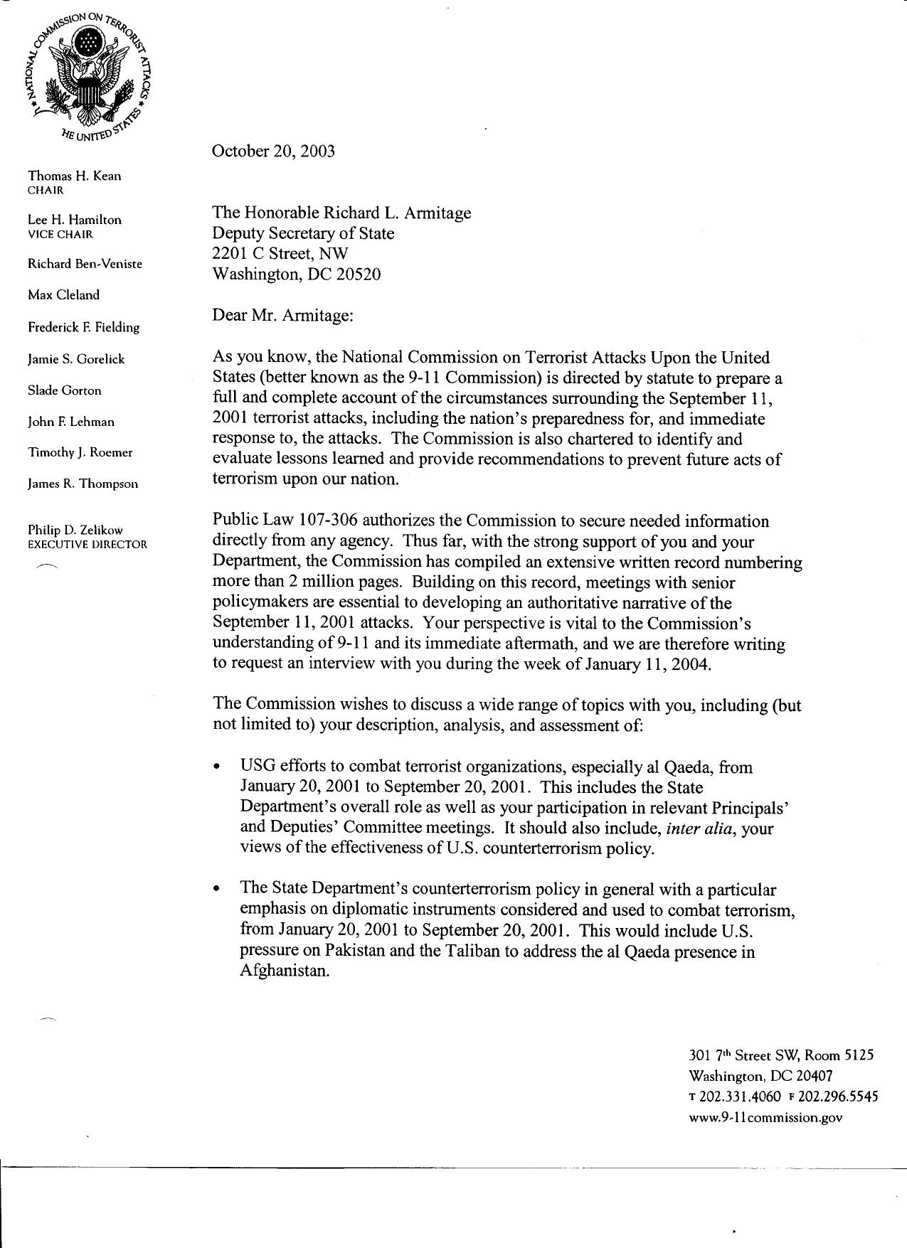 SK B9 Tier A-B Interviews 1 of 2 Fdr- Armitage Interview Request 175 by Unknown