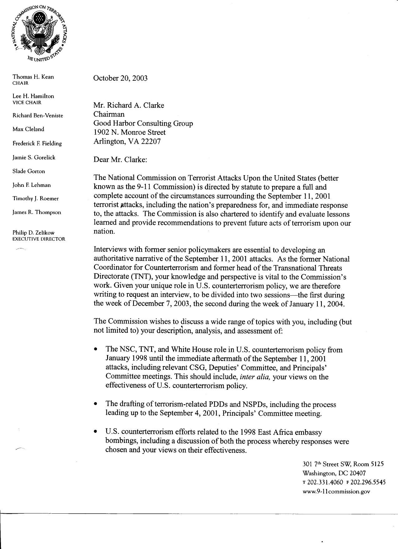 SK B9 Tier A-B Interviews 1 of 2 Fdr- Clarke Interview Request 179 by Unknown