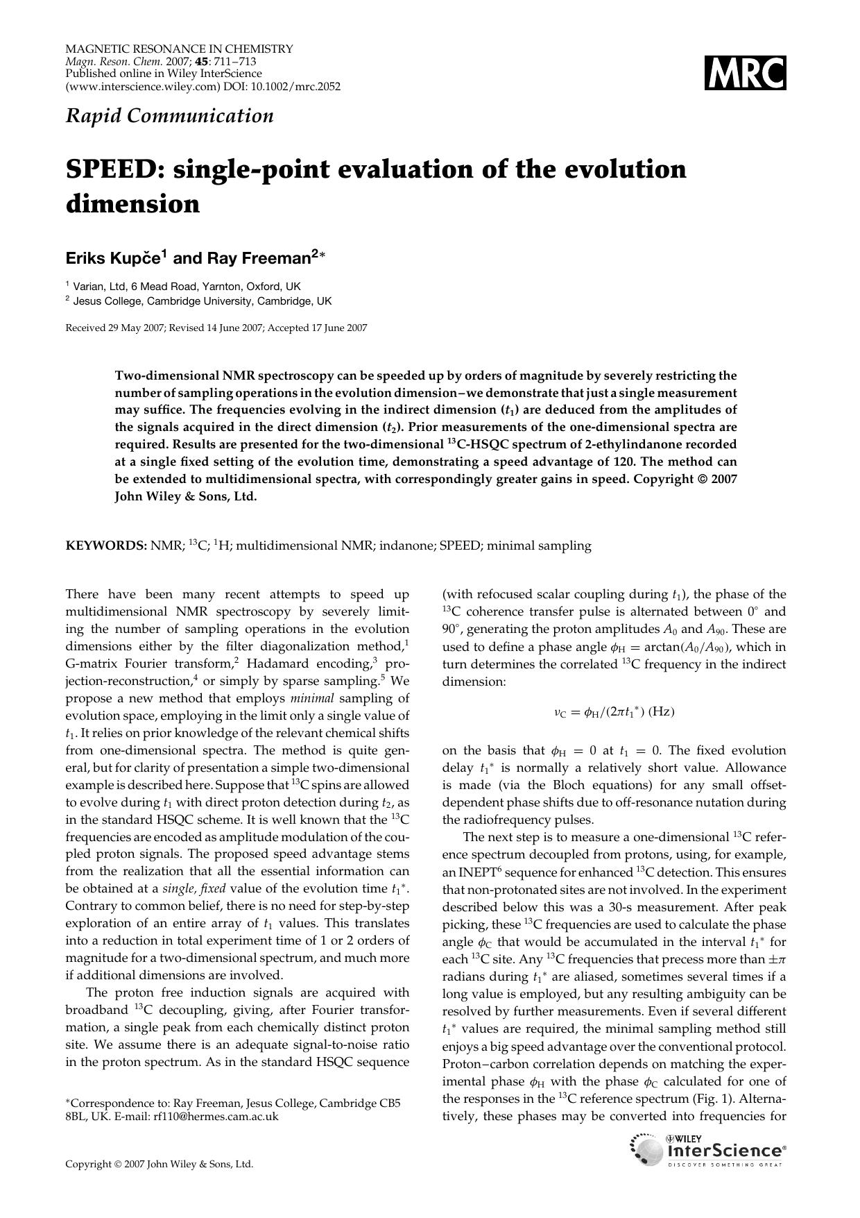 SPEED: single-point evaluation of the evolution dimension by Unknown