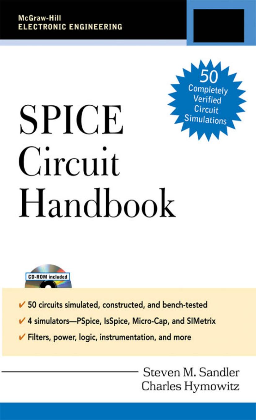 SPICE Circuit Handbook by Steven M. Sandler Charles Hymowitz