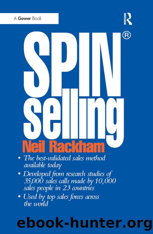 SPINÂ® -Selling by Neil Rackham