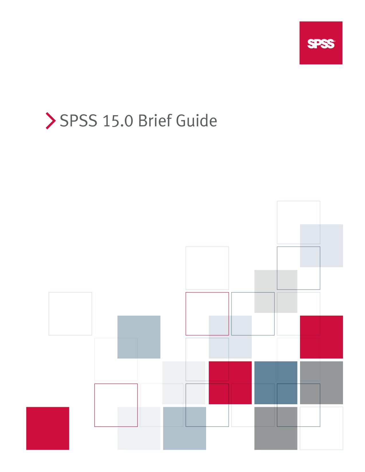 SPSS 15.0 family by SPSS Inc