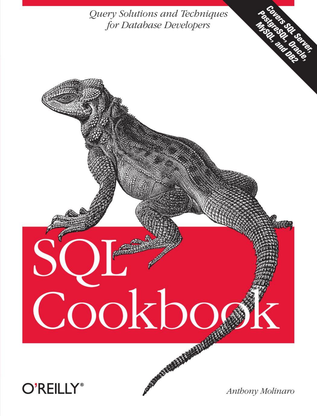 SQL Cookbook: Query Solutions and Techniques for Database Developers by Unknow