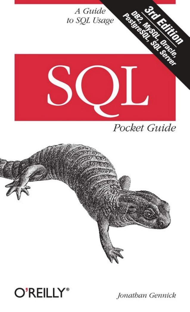 SQL Pocket Guide (Pocket Guides) by Jonathan Gennick