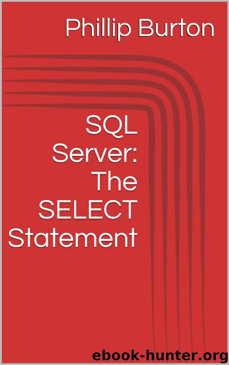 SQL Server 101 Part 1: The SELECT Statement by Burton Phillip