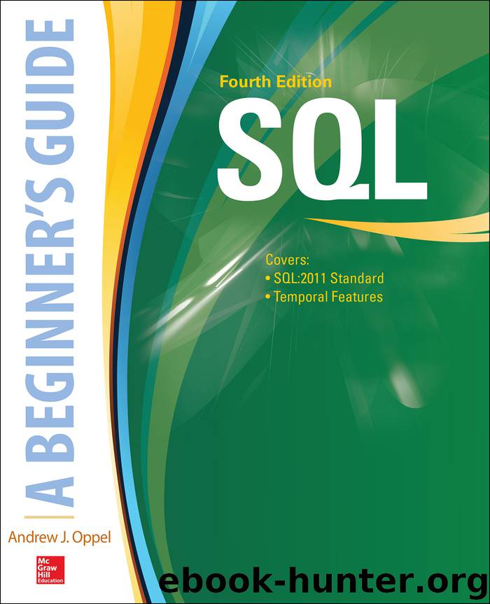 SQL by Andy Oppel
