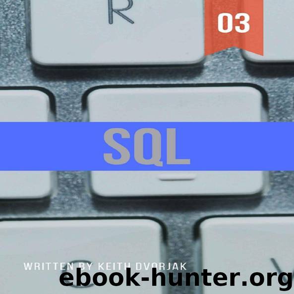 SQL: Advanced Level SQL From The Ground Up (DIY SQL Book 3) by Keith Dvorjak