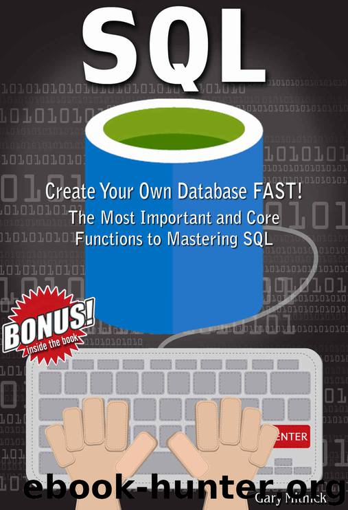 SQL: Create Your Own Database FAST! The Most Important and Core Functions to Mastering SQL by Gary Mitnick