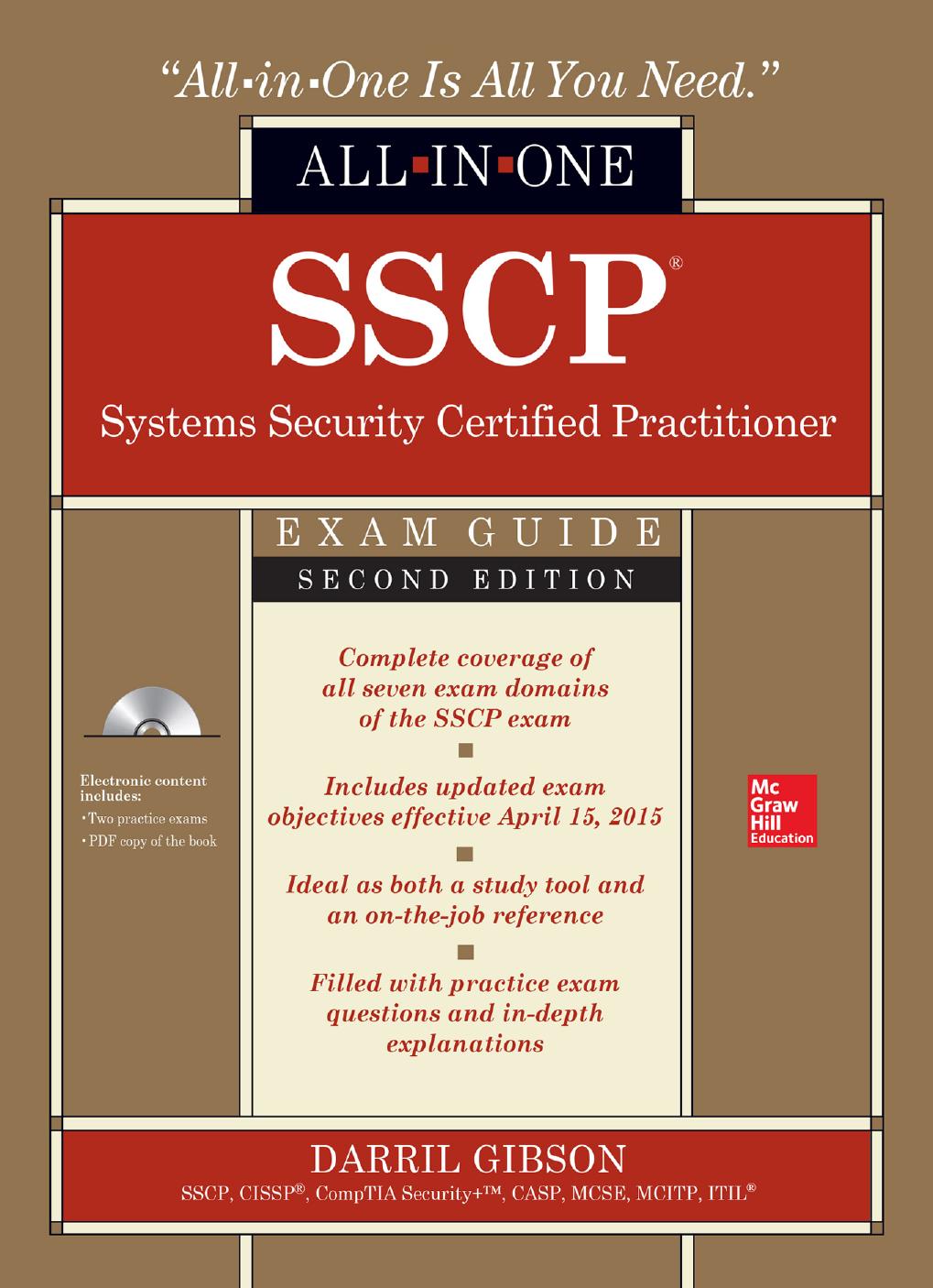 SSCP Systems Security Certified Practitioner All-in-One Exam Guide 2nd Edition by Darril Gibson