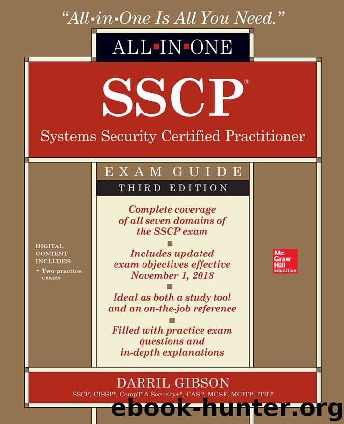 SSCP Systems Security Certified Practitioner All-in-One Exam Guide, Third Edition, 3rd Edition by Darril Gibson