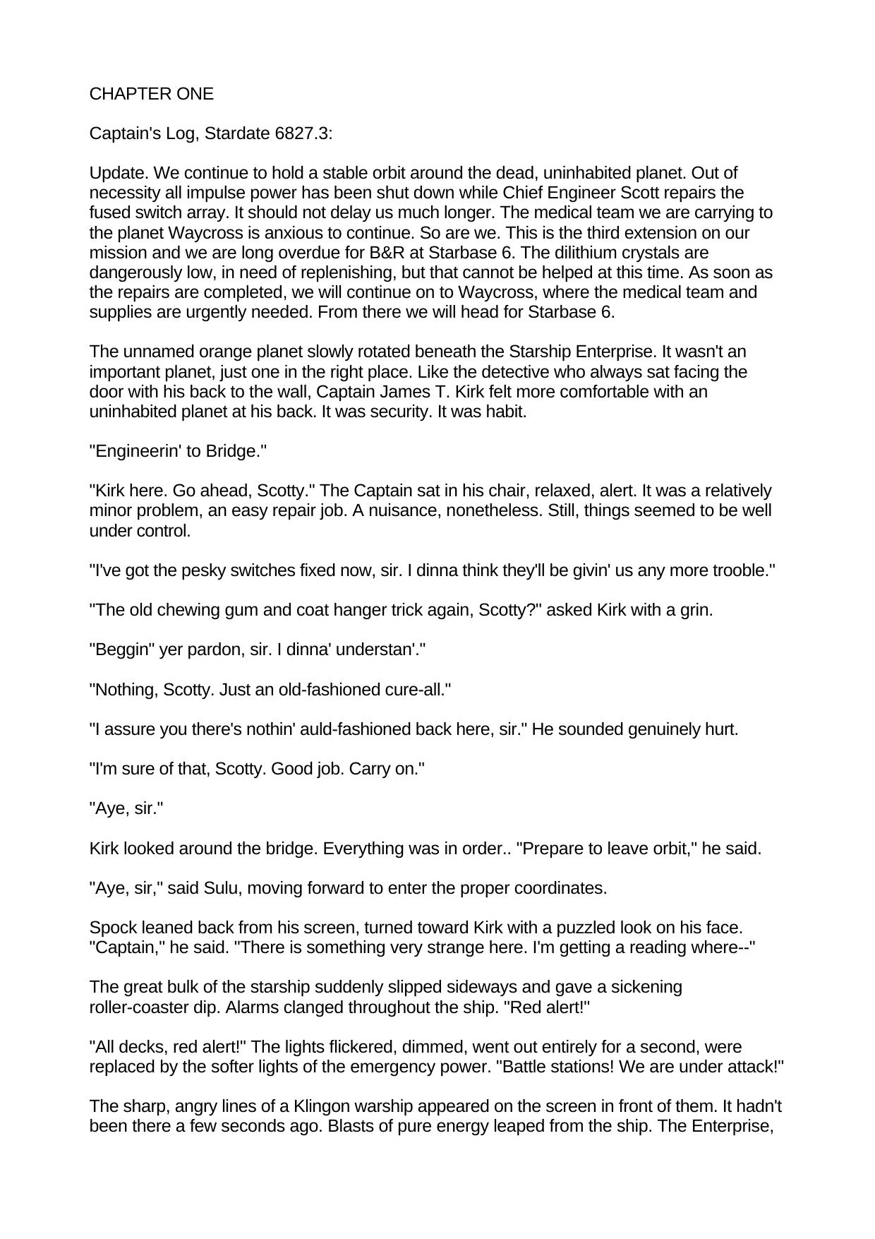 STAR TREK - Bantam Novels - 013 by Perry's Planet