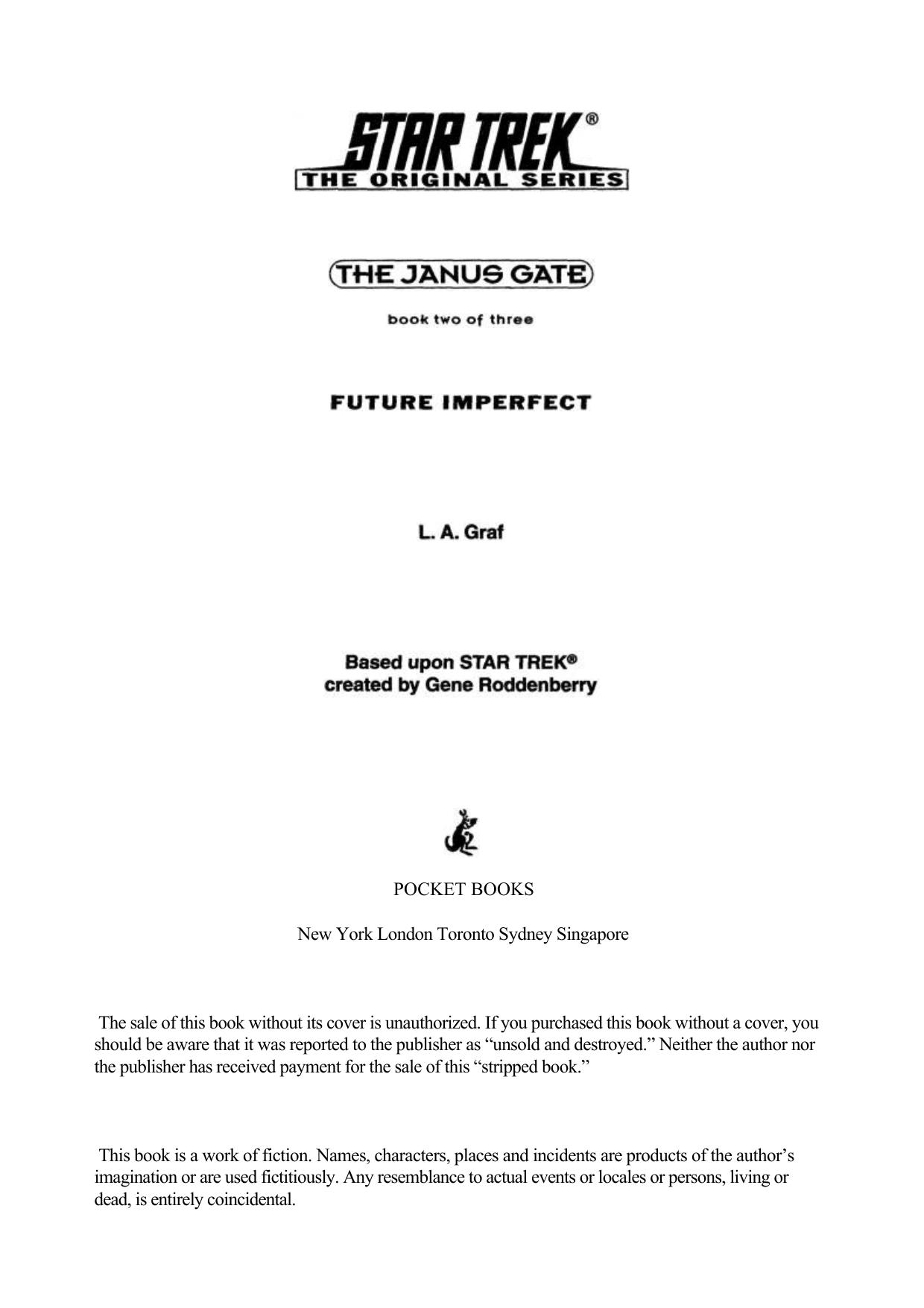 STAR TREK - TOS - The Janus Gate, Book - 2 by Future Imperfect