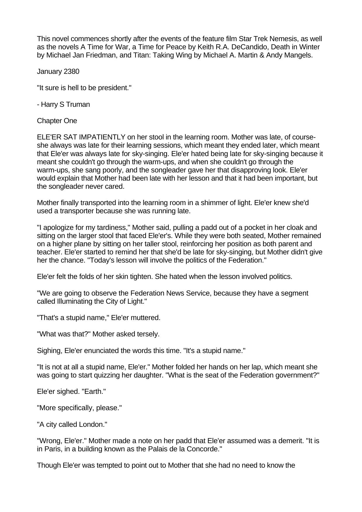 STAR TREK TNG 97 Articles of the Federation by Unknown